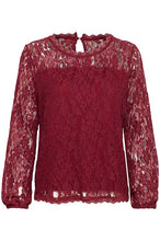 Load image into Gallery viewer, CRKit Lace LS Blouse