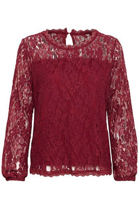 CRKit Lace LS Blouse