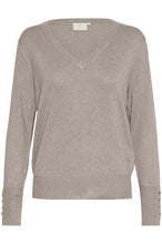 Load image into Gallery viewer, KAlizza V-Neck Knit Pullover Buttons