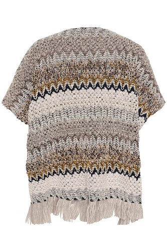 CRGoldy Knit Poncho