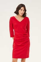 Load image into Gallery viewer, KAindia V-neck 3/4 SL Dress