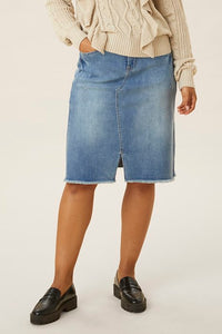 CRKammie Denim Skirt