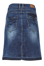 Load image into Gallery viewer, Patched denim Skirt