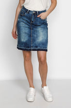 Load image into Gallery viewer, Patched denim Skirt