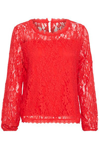 CRKit Lace LS Blouse