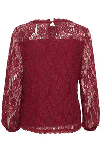 CRKit Lace LS Blouse